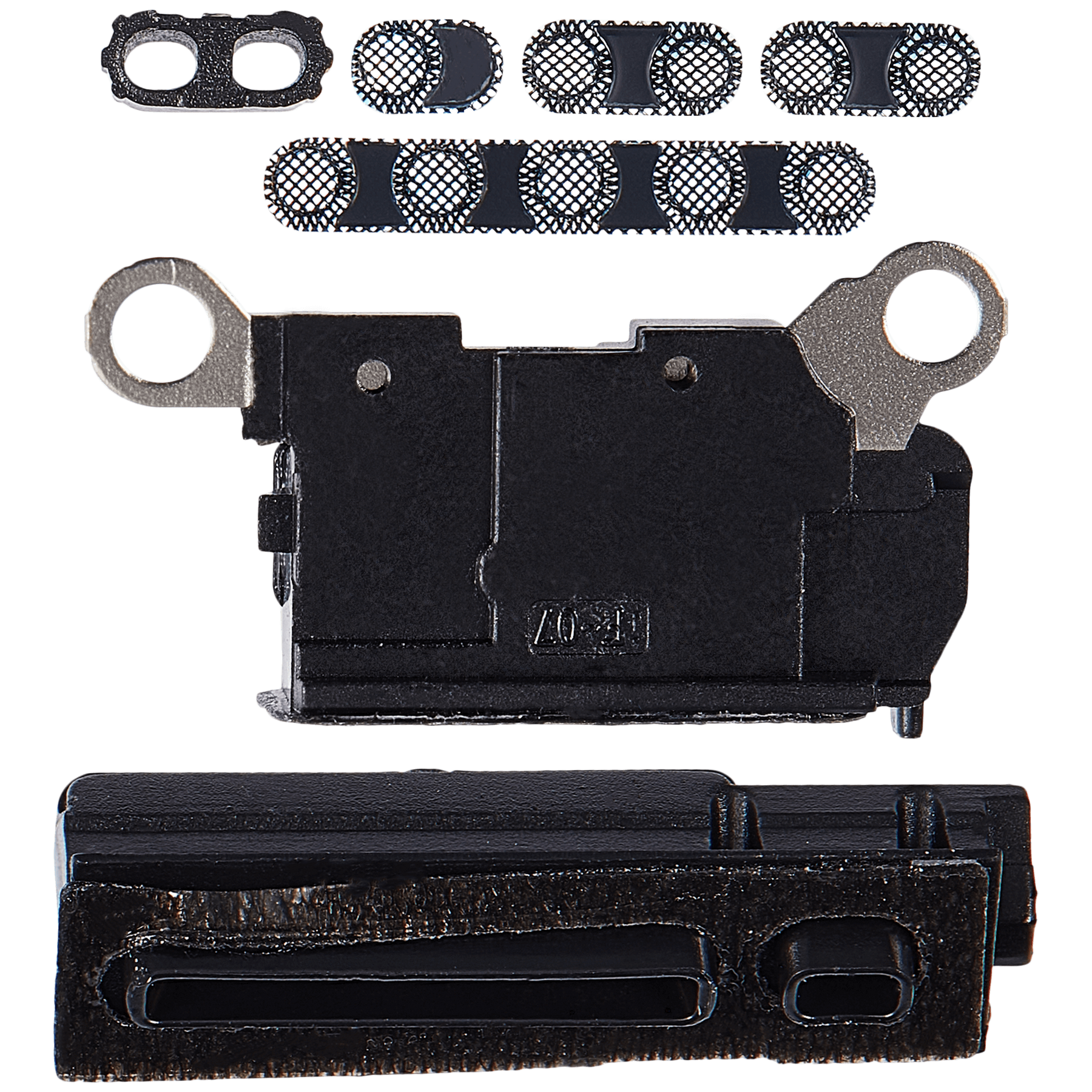 Loudspeaker / Mic Mesh Compatible For iPhone 15 Pro Max (Blue Titanium)