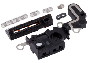 Loudspeaker / Mic Mesh Compatible For iPhone 15 Plus (White)