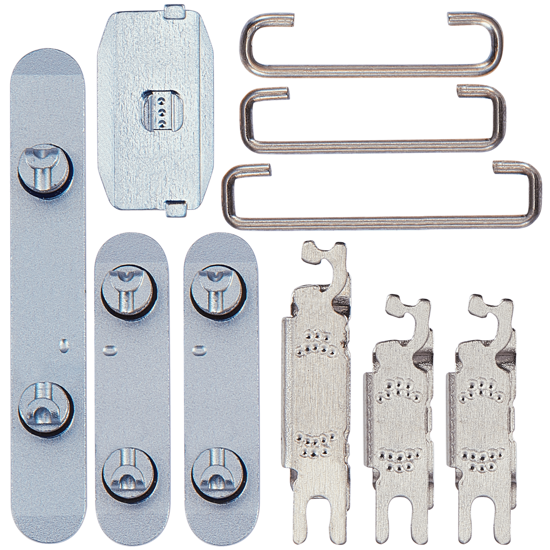 Hard Buttons (Power / Volume / Switch) Compatible For iPhone 15 / 15 Plus (Blue)