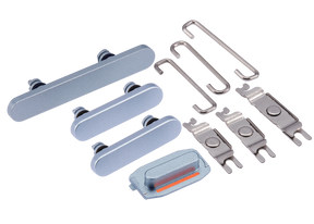 Hard Buttons (Power / Volume / Switch) Compatible For iPhone 15 / 15 Plus (Blue)