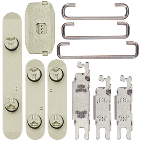 Hard Buttons (Power / Volume / Switch) Compatible For iPhone 15 / 15 Plus (Yellow)