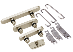 Hard Buttons (Power / Volume / Switch) Compatible For iPhone 15 / 15 Plus (Yellow)