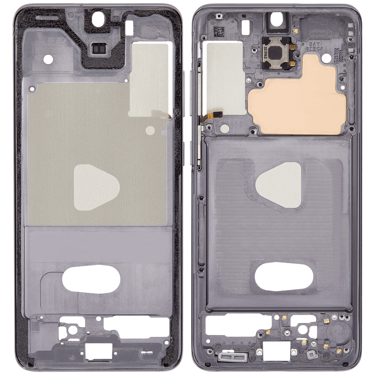 Replacement Mid-Frame Housing Compatible For Samsung Galaxy S20 5G (Verizon 5G UW Frame Only) (Cosmic Gray)