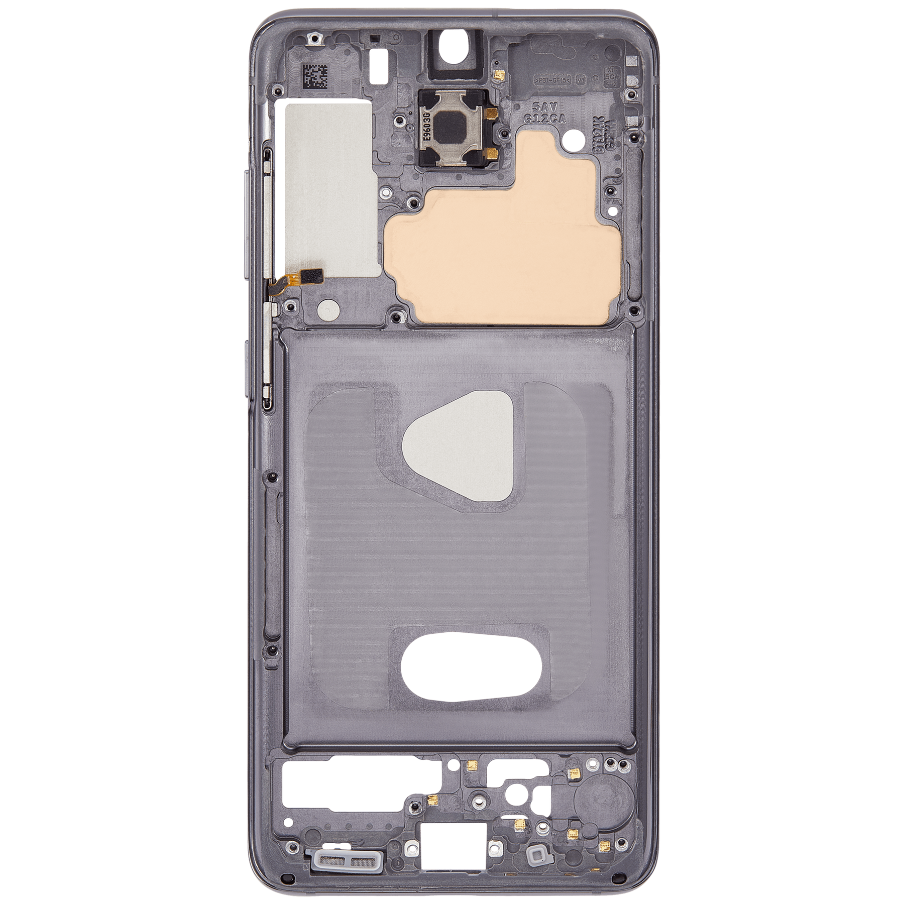 Replacement Mid-Frame Housing Compatible For Samsung Galaxy S20 5G (Verizon 5G UW Frame Only) (Cosmic Gray)