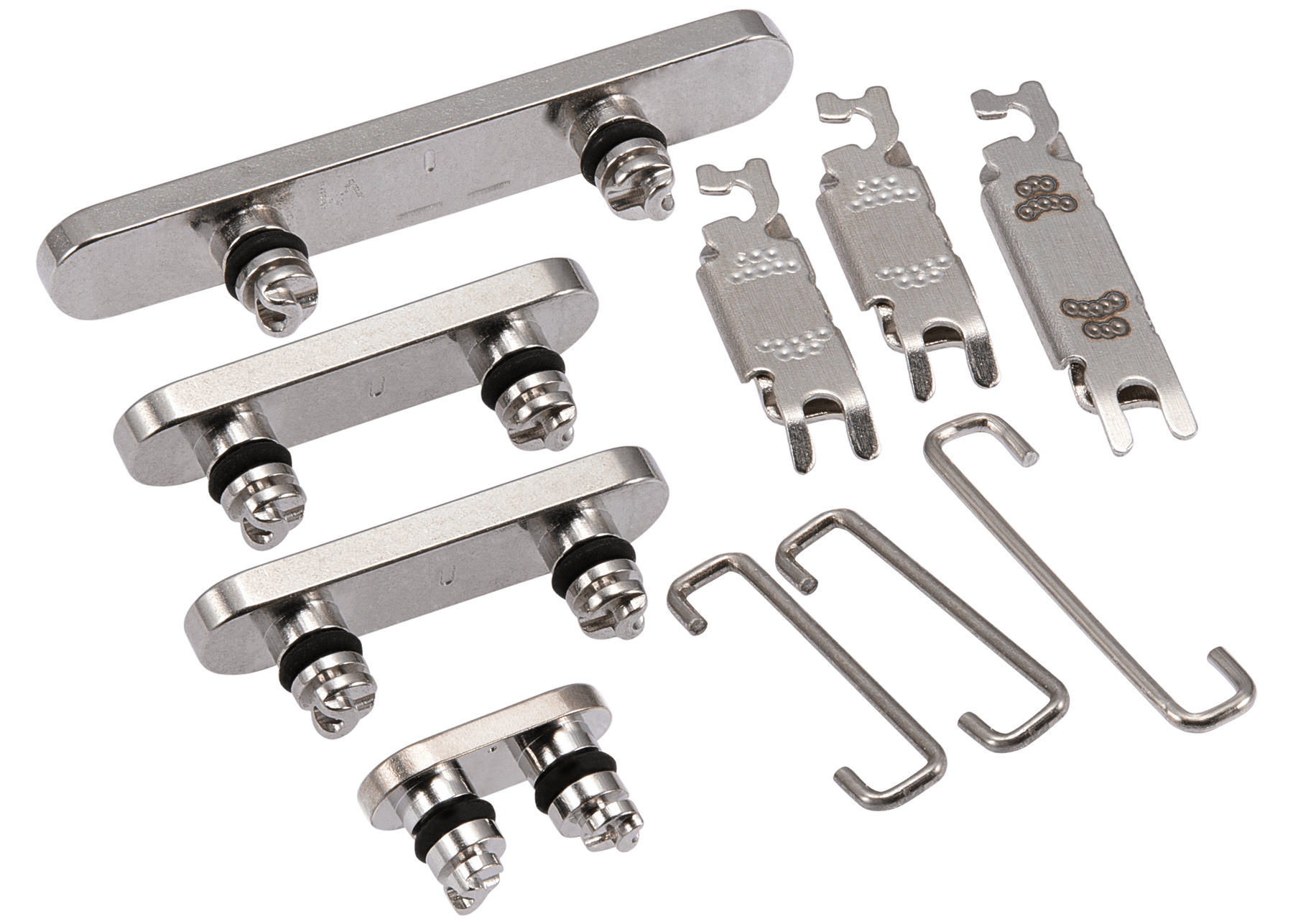 Hard Buttons (Power / Volume / Switch) Compatible For iPhone 15 Pro / 15 Pro Max (Natural Titanium)