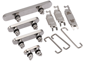 Hard Buttons (Power / Volume / Switch) Compatible For iPhone 15 Pro / 15 Pro Max (Natural Titanium)