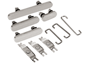 Hard Buttons (Power / Volume / Switch) Compatible For iPhone 15 Pro / 15 Pro Max (Natural Titanium)