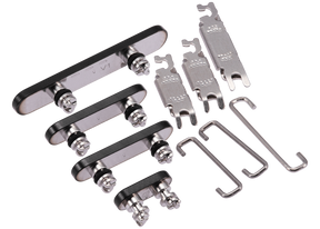 Hard Buttons (Power / Volume / Switch) Compatible For iPhone 15 Pro / 15 Pro Max (Black Titanium)