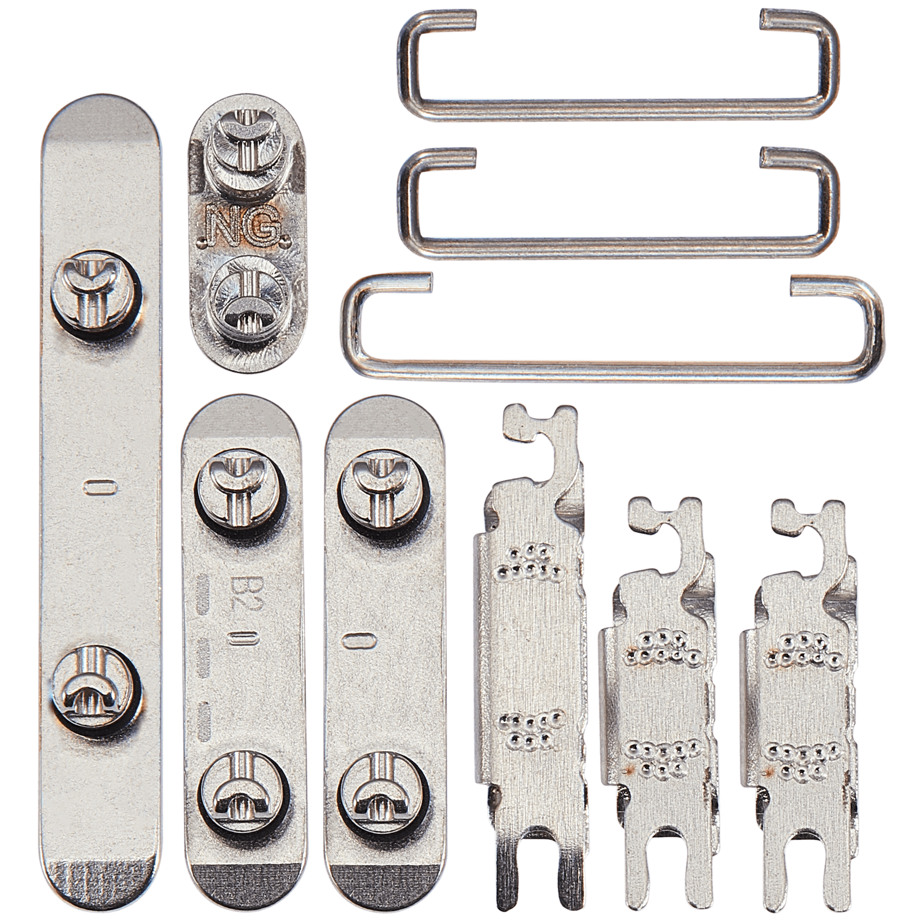 Hard Buttons (Power / Volume / Switch) Compatible For iPhone 15 Pro / 15 Pro Max (White Titanium)