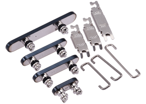 Hard Buttons (Power / Volume / Switch) Compatible For iPhone 15 Pro / 15 Pro Max (Blue Titanium)