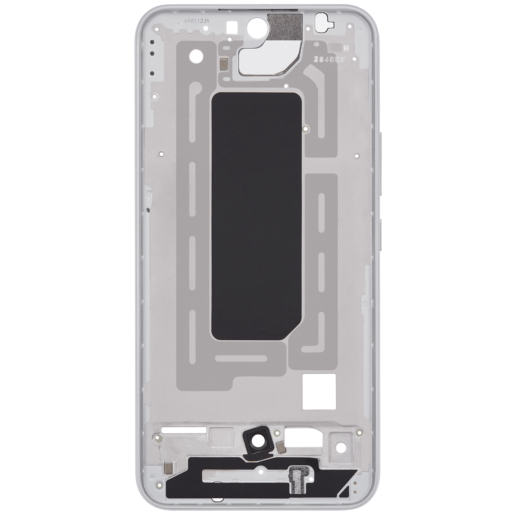 Replacement Mid-Frame Housing Compatible For Samsung Galaxy A54 5G (A546 / 2023) (US & International Version) (White)