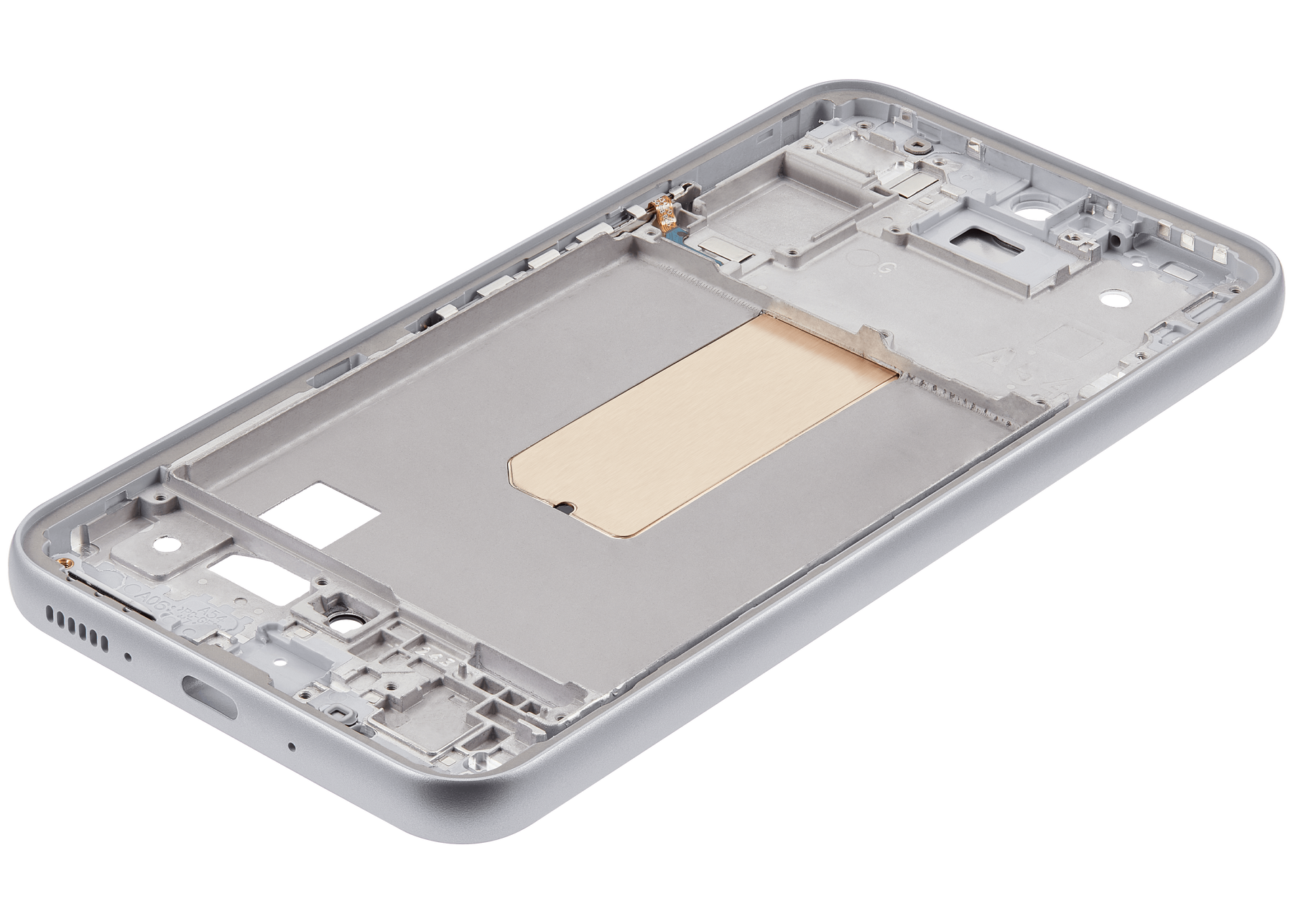 Replacement Mid-Frame Housing Compatible For Samsung Galaxy A54 5G (A546 / 2023) (US & International Version) (White)