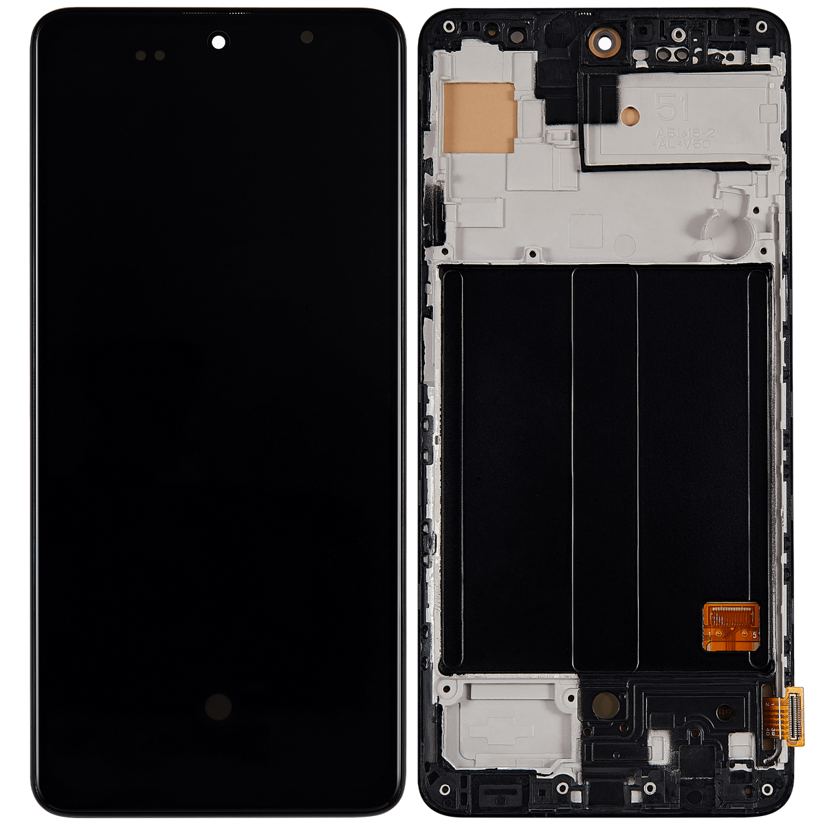 OLED Assembly With Frame Compatible For Samsung Galaxy A51 4G (A515 / 2019) (6.46") (Vemake) (All Colors)