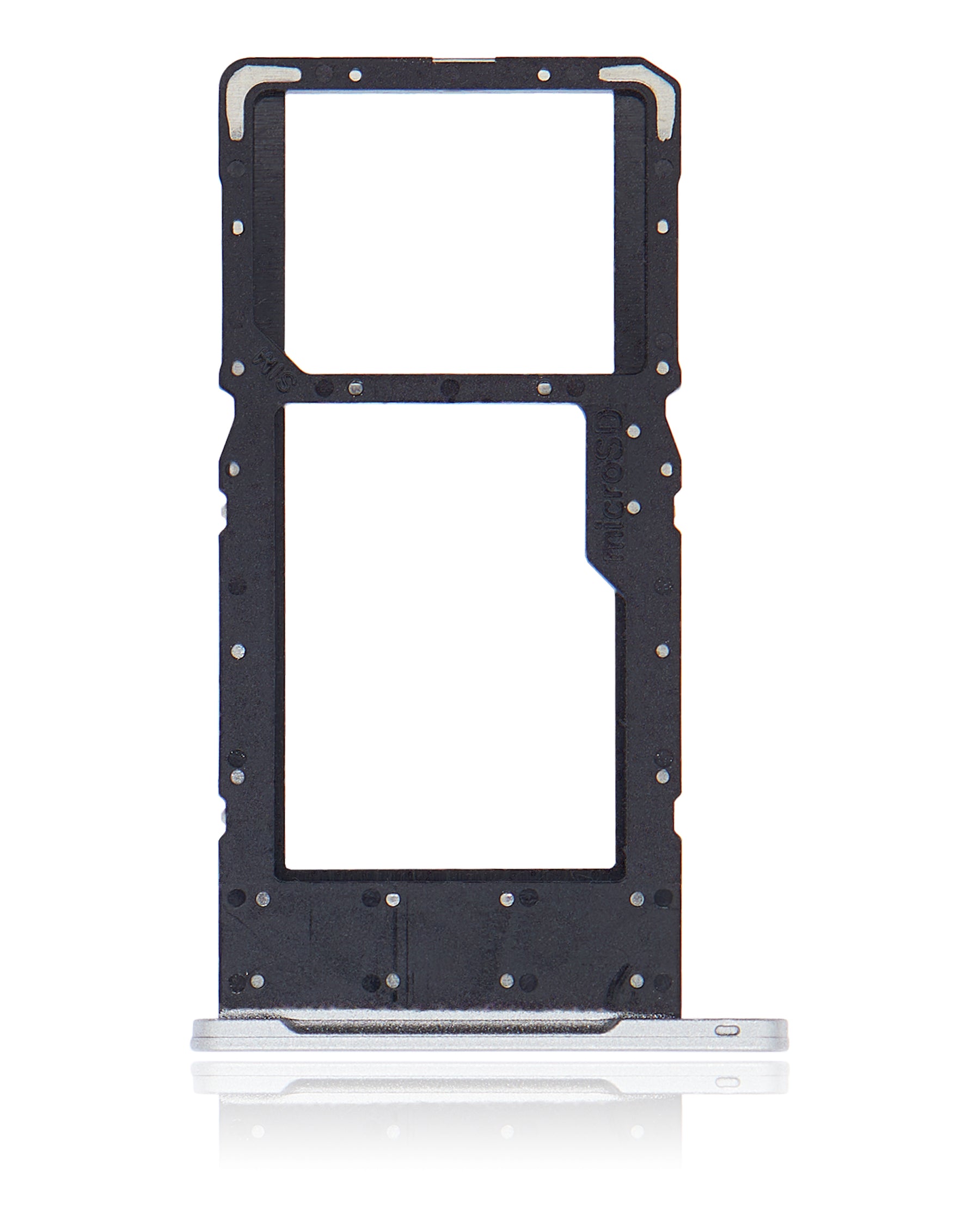 Sim Card Tray Replacement Compatible For Samsung Galaxy Tab A7 Lite (T225) (Silver) (4G Version)