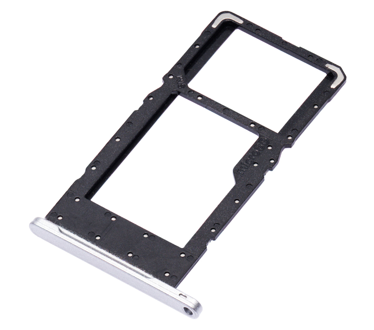 Sim Card Tray Replacement Compatible For Samsung Galaxy Tab A7 Lite (T225) (Silver) (4G Version)