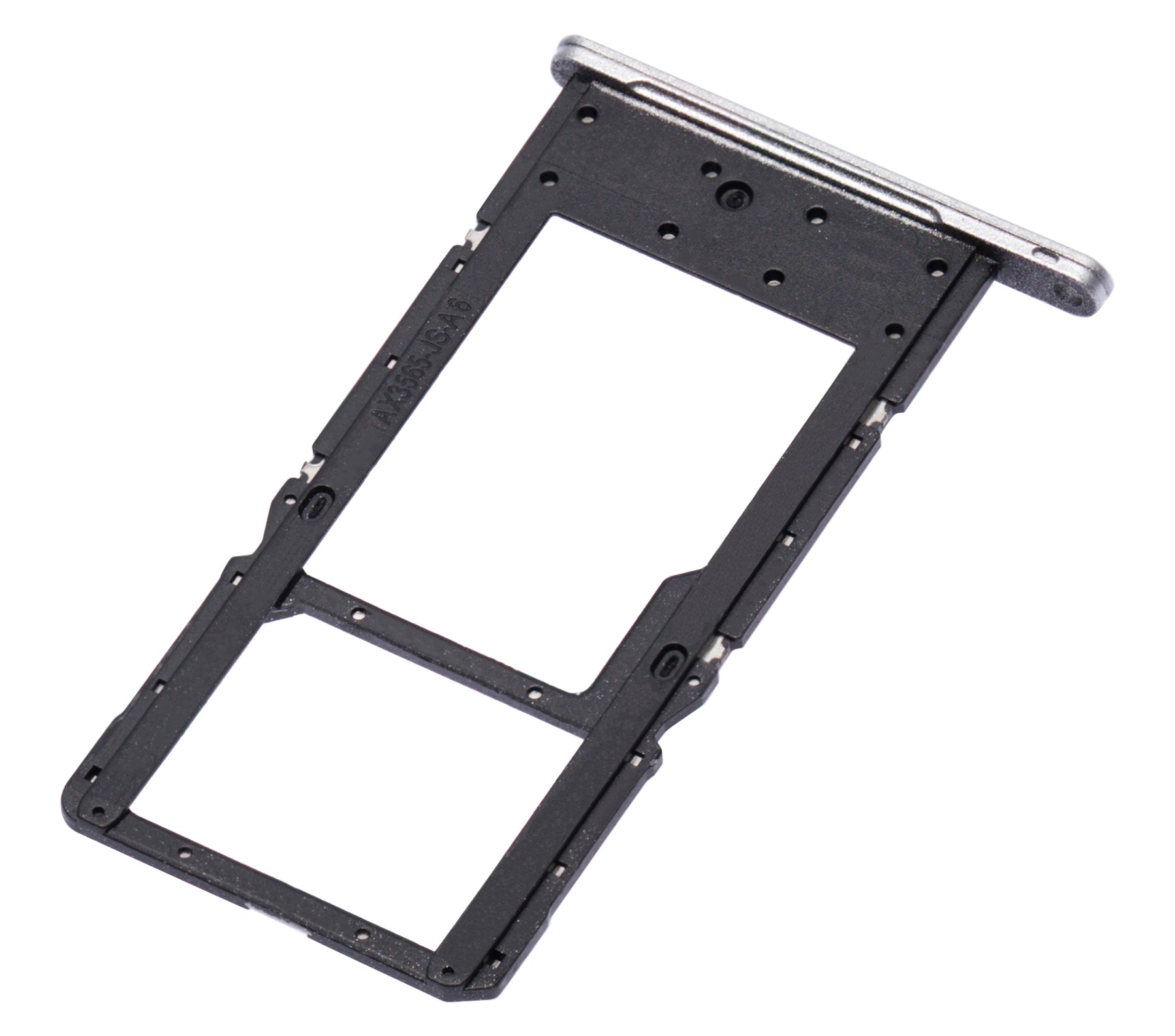 Sim Card Tray Replacement Compatible For Samsung Galaxy Tab A7 Lite (T225) (Silver) (4G Version)