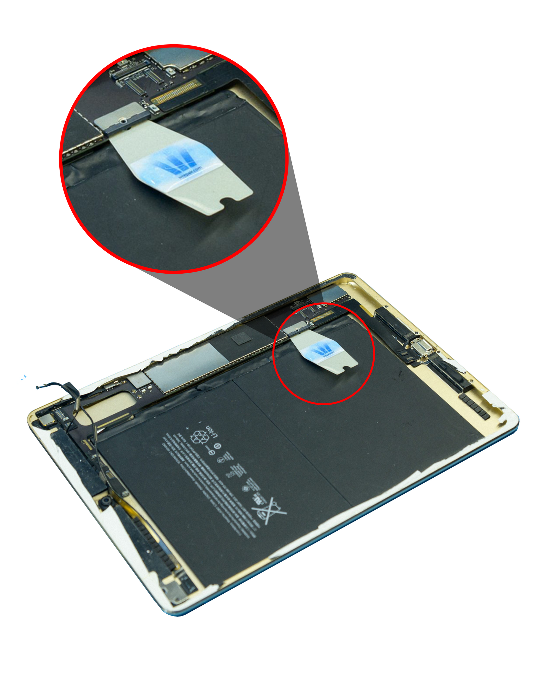 Battery Blocker for iPads (Wrepair)