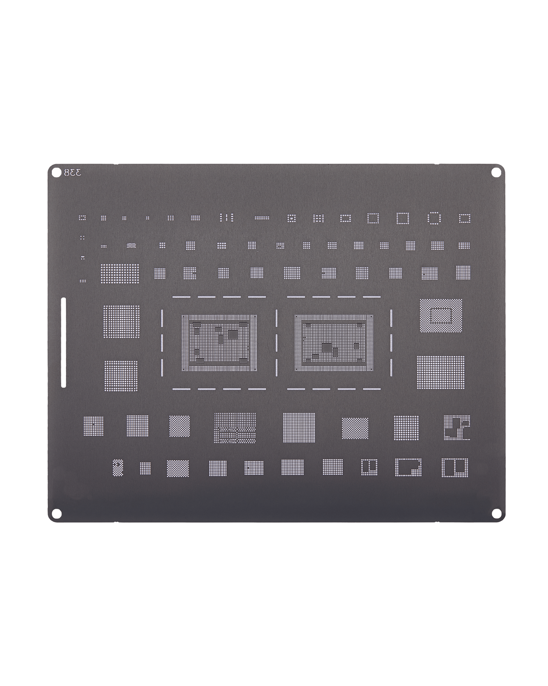 Bumblebee Stencil (QS338) For IPhone 15 / IPhone 15 Plus / IPhone 15 Pro / IPhone 15 Pro Max (Black) (Qianli)