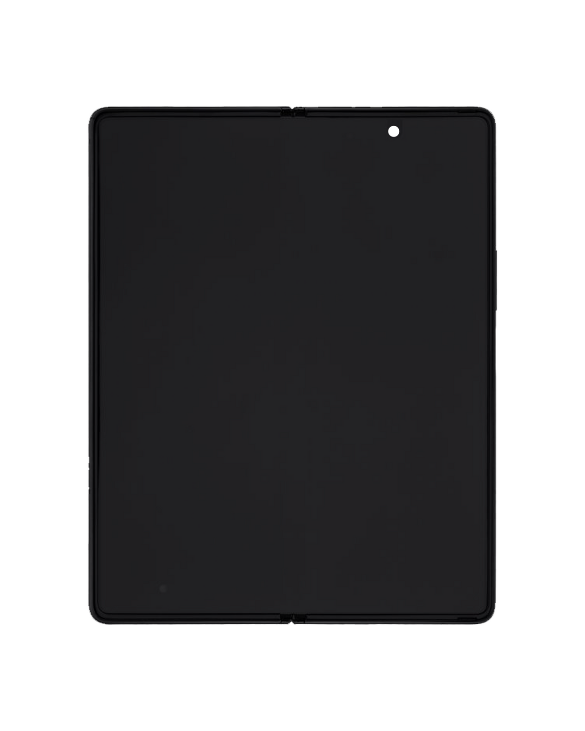 Replacement Inner OLED Assembly With Frame Compatible For Samsung Galaxy Z Fold 2 5G (Used OEM Pull: Grade B/C) (US & International) (Mystic Black)