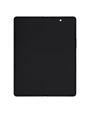 Replacement Inner OLED Assembly With Frame Compatible For Samsung Galaxy Z Fold 2 5G (Used OEM Pull: Grade B/C) (US & International) (Mystic Black)