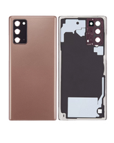 Replacement Back Cover Glass With Camera Lens Compatible For Samsung Galaxy Note 20 5G (No Logo) (Vemake) (Mystic Bronze)