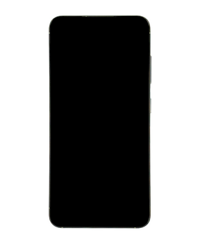 OLED Assembly With Frame Compatible For Samsung Galaxy S23 5G  Replacement(US & International) (Used OEM Pull: Grade B/C) (Cream)