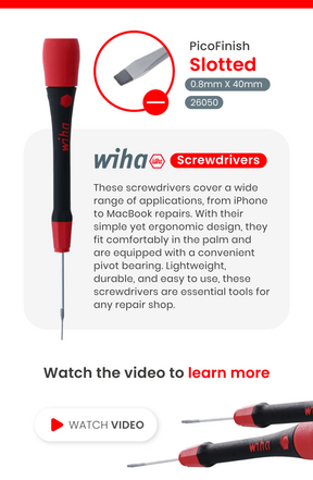 PicoFinish Slotted Screwdriver 0.8mm x 40mm (26050) (Wiha)