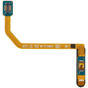 Fingerprint Reader With Flex Cable Compatible For Samsung Galaxy A15 (A155 / 2023) (Brave Black)
