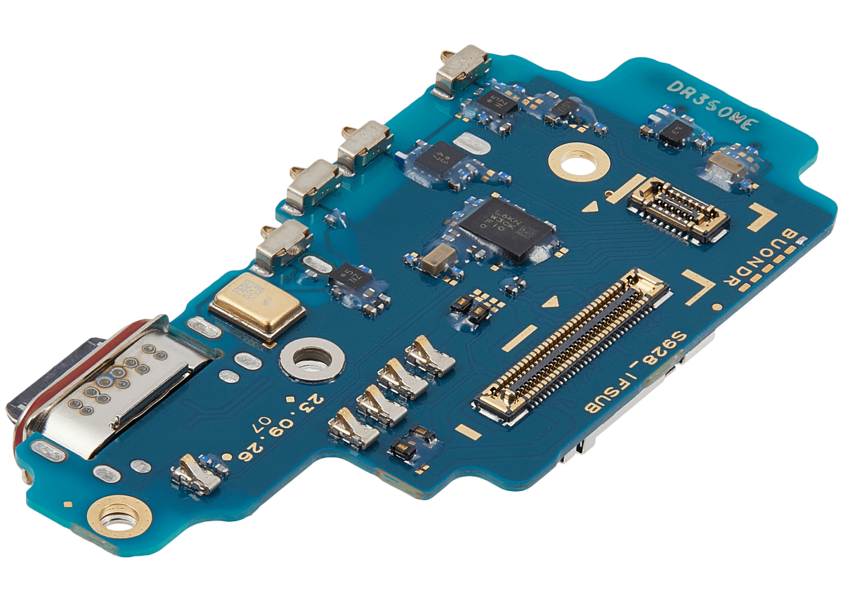 Charging Port Board With Sim Card Reader Compatible For Samsung Galaxy S24 Ultra 5G (S928B) (International Version) (Premium)