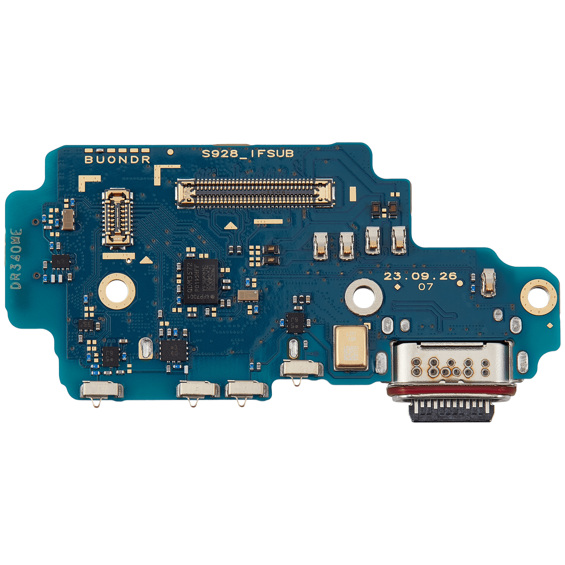 Charging Port Board With Sim Card Reader Compatible For Samsung Galaxy S24 Ultra 5G Replacement  (S928U) (North American Version)