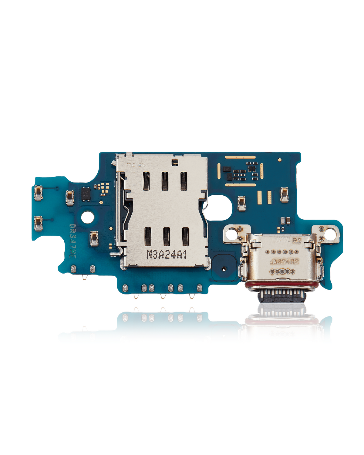 Charging Port Board Replacement  With Sim Card Reader Compatible For Samsung Galaxy S24 Plus 5G (S926U) (North American Version)