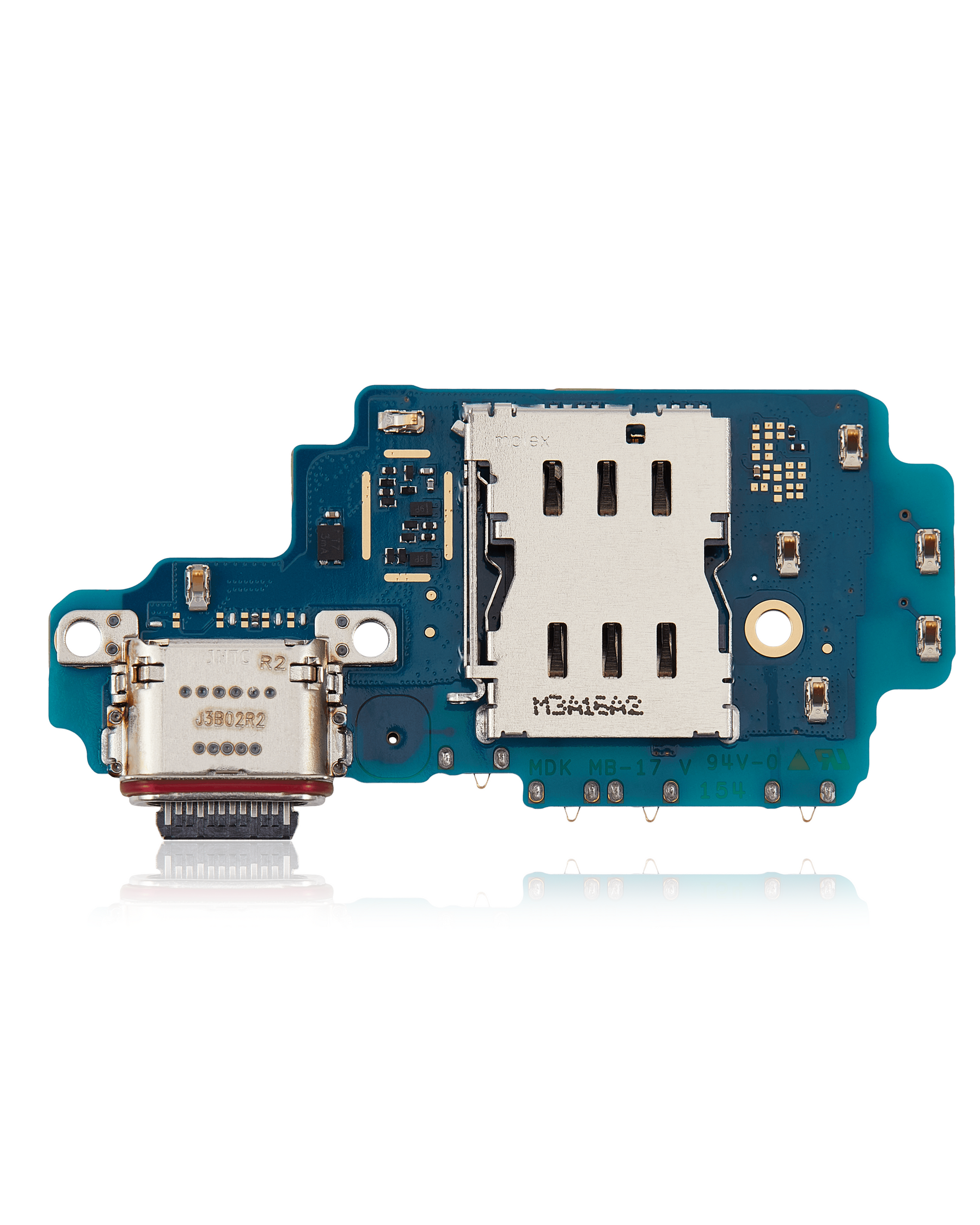 Charging Port Board With Sim Card Reader Compatible For Samsung Galaxy S24 Ultra 5G Replacement  (S928U) (North American Version)