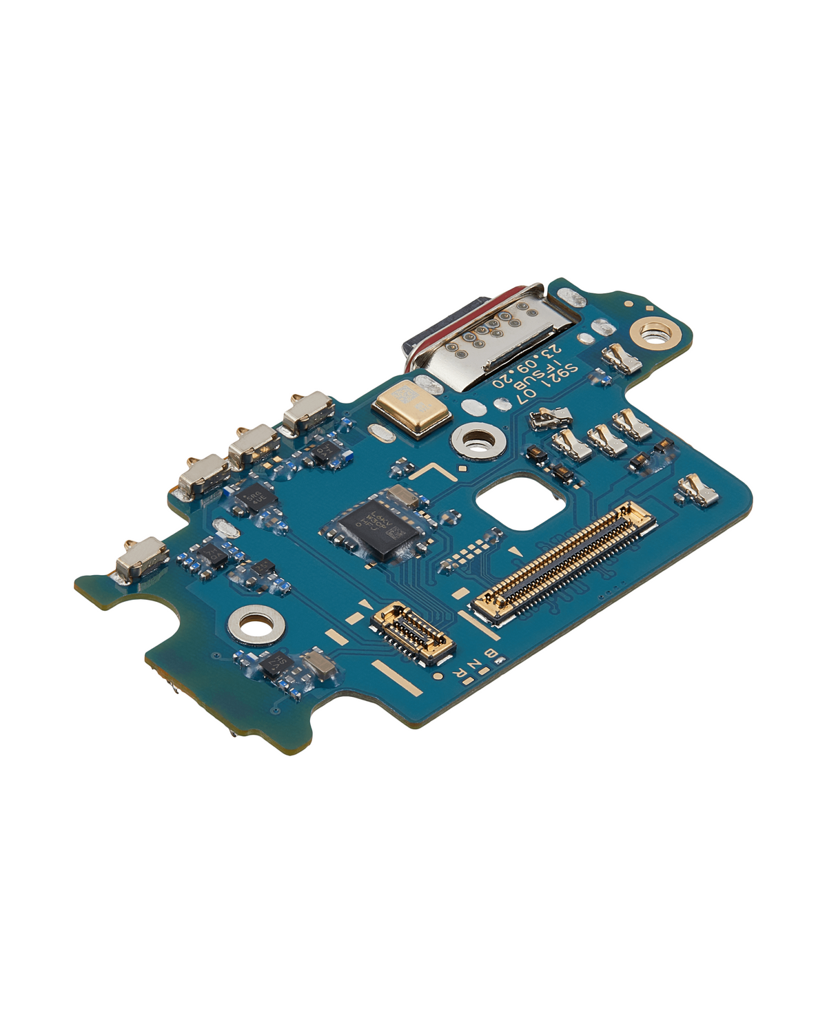 Charging Port Board With Sim Card Reader Compatible For Samsung Galaxy S24 5G (S921B) (International Version) (Premium)