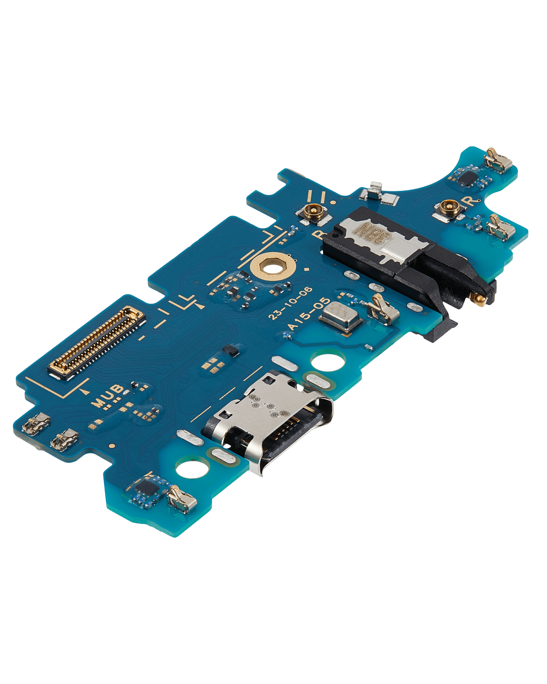 Charging Port Board With Headphone Jack Compatible For Samsung Galaxy A15 (A155 / 2023) / A15 5G (A156 / 2023) (International Version) (Premium)