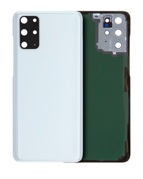 Back Cover Glass With Camera Lens Compatible For Samsung Galaxy S20 Plus Replacement (Service Pack) (Cloud White)