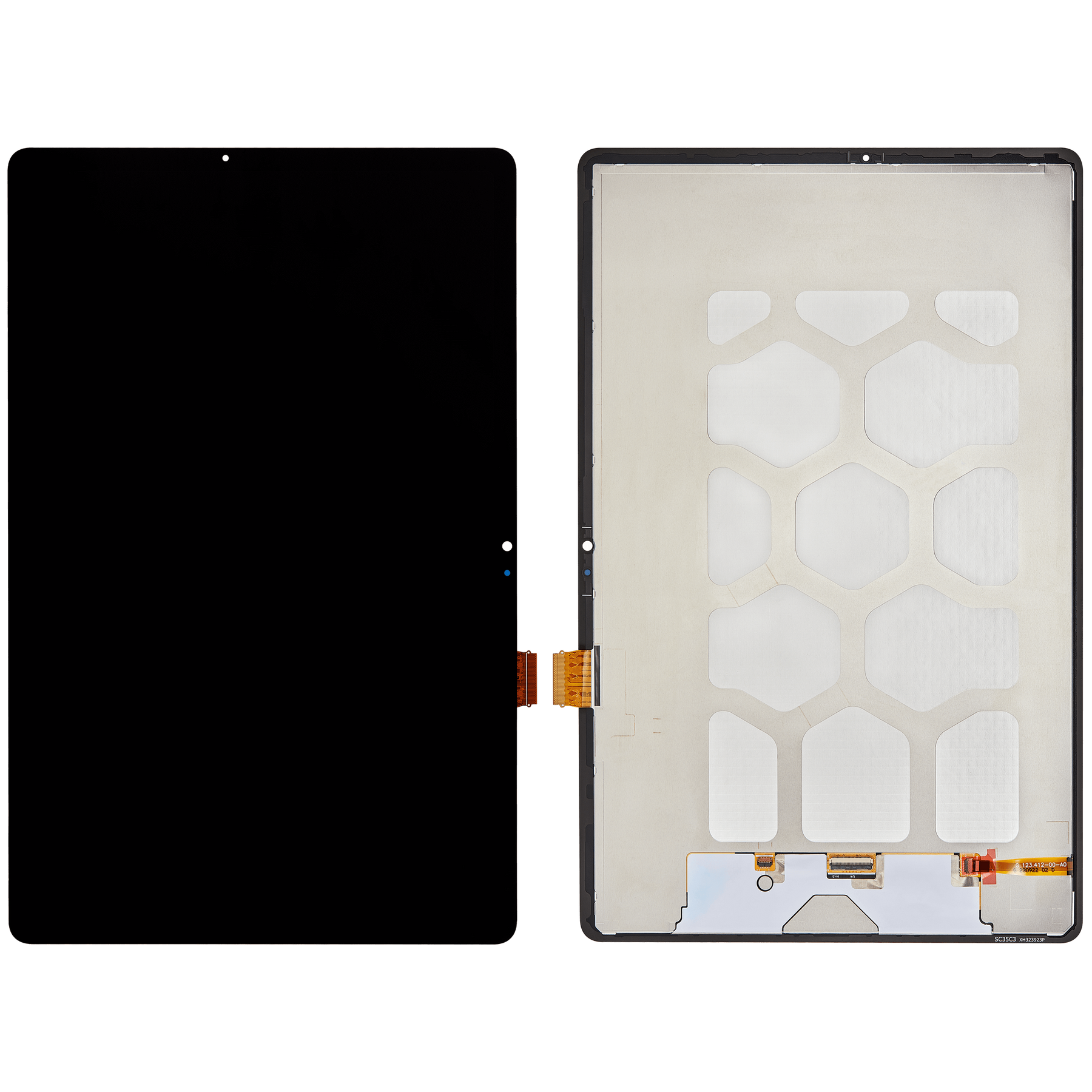 LCD Assembly Without Frame Compatible For Samsung Galaxy Tab S9 FE Plus 12.4" (X610 / X616) (2023) (Refurbished) (Black)