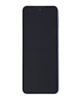 Inner OLED Assembly With Frame Compatible For Samsung Galaxy Z Flip 3 5G Replacement (US & International) (Service Pack) (Lavender)