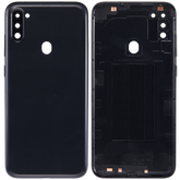 Back Cover With Camera Lens Compatible For Samsung Galaxy A11 (A115 / 2020) (International Version) (Vemake (Black)