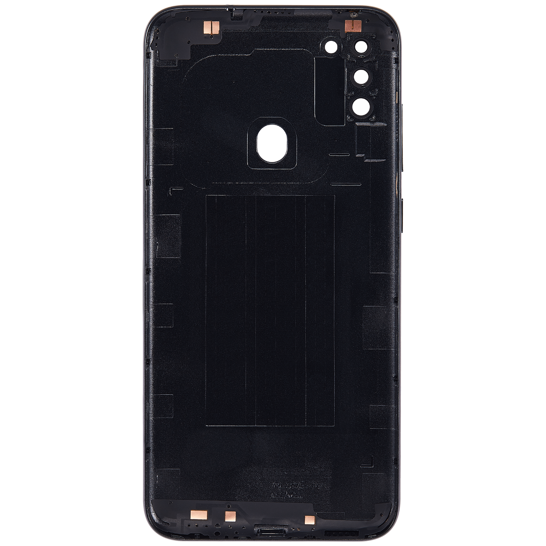 Back Cover With Camera Lens Compatible For Samsung Galaxy A11 (A115 / 2020) (International Version) (Vemake (Black)