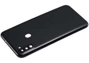 Back Cover With Camera Lens Compatible For Samsung Galaxy A11 (A115 / 2020) (International Version) (Vemake (Black)