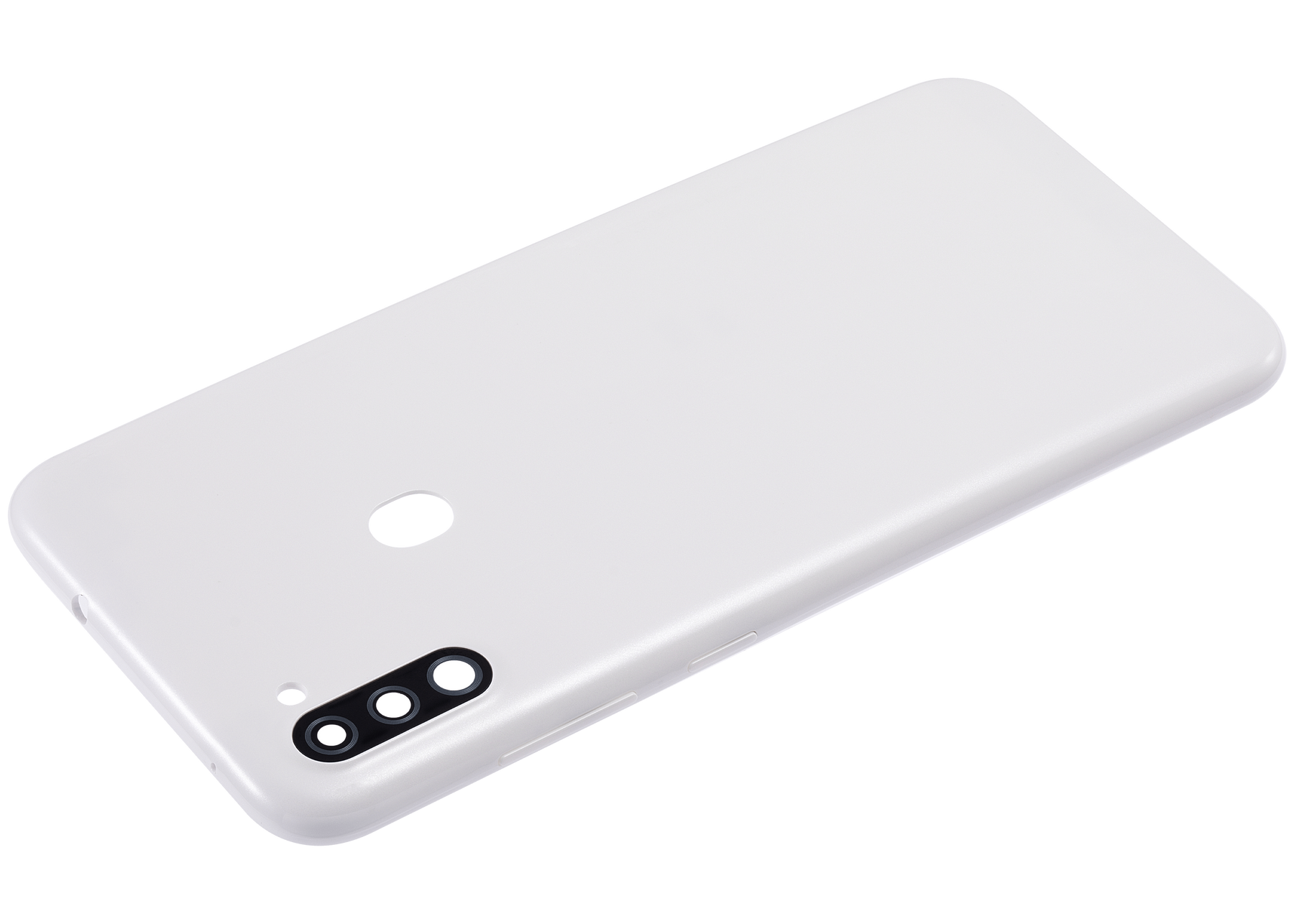 Back Cover With Camera Lens Compatible For Samsung Galaxy A11 (A115 / 2020) (International Version) (Vemake) (White)