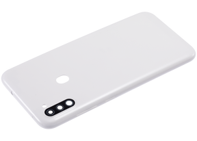 Back Cover With Camera Lens Compatible For Samsung Galaxy A11 (A115 / 2020) (International Version) (Vemake) (White)