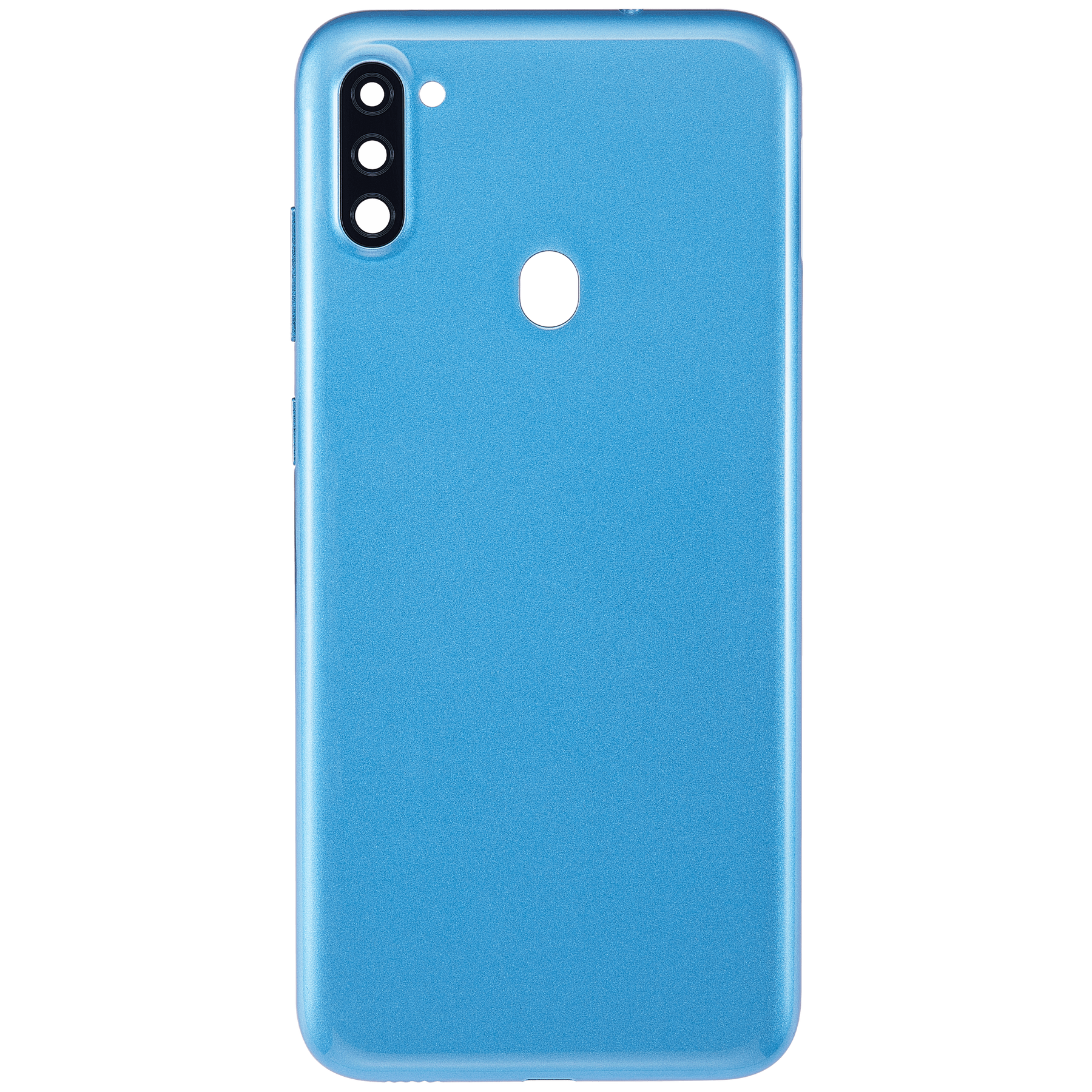 Back Cover With Camera Lens Compatible For Samsung Galaxy A11 (A115 / 2020) (International Version) (Vemake) (Blue)