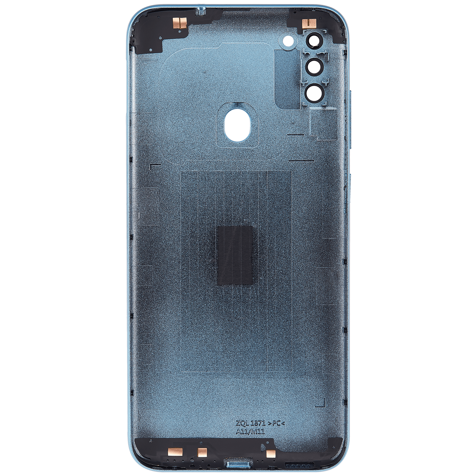 Back Cover With Camera Lens Compatible For Samsung Galaxy A11 (A115 / 2020) (International Version) (Vemake) (Blue)