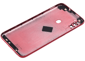 Back Cover With Camera Lens Compatible For Samsung Galaxy A11 (A115 / 2020) (International Version) (Vemake) (Red)