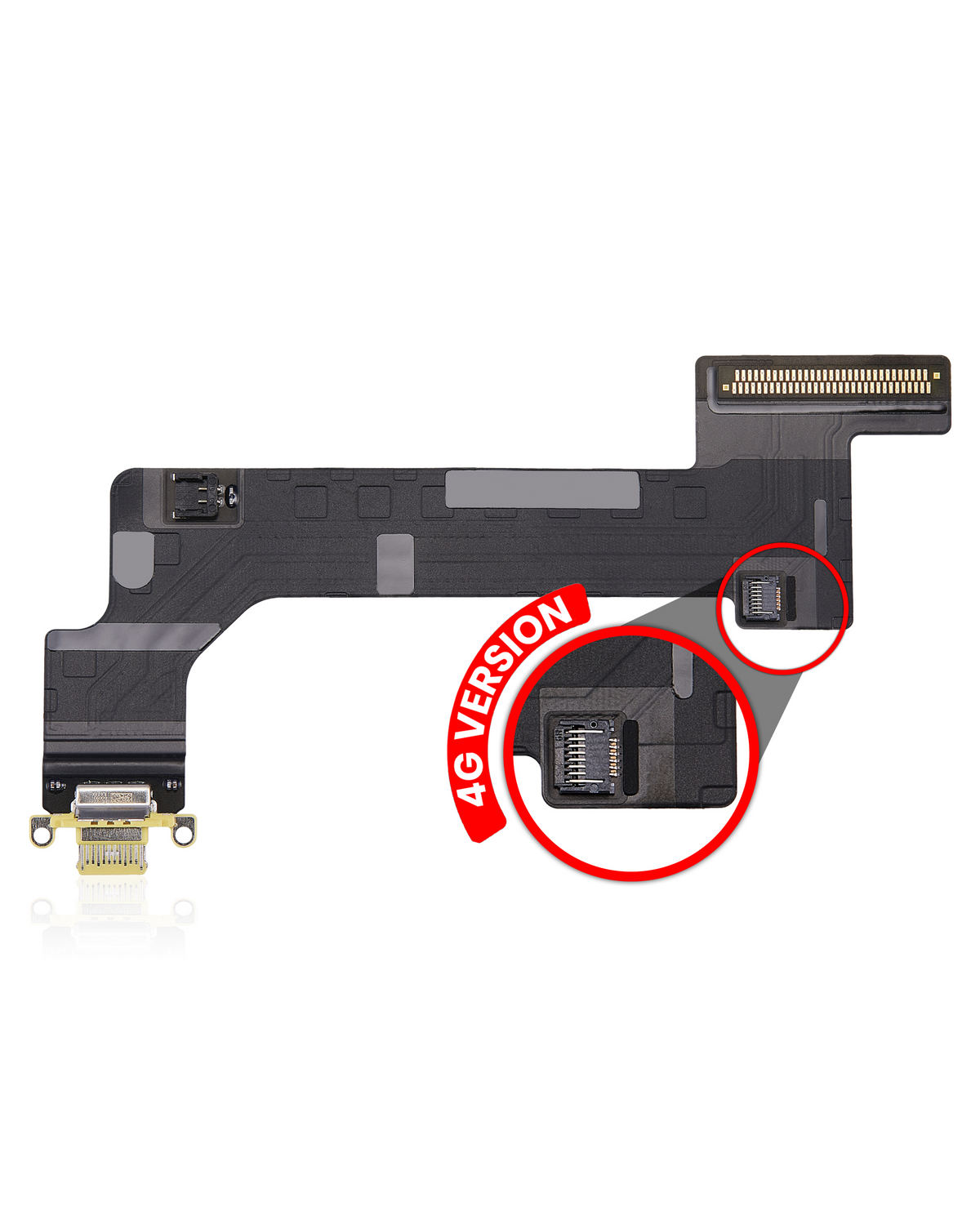 Charging Port Flex Cable Compatible For iPad 10 (2022) (Cellular) (Premium) (Yellow)