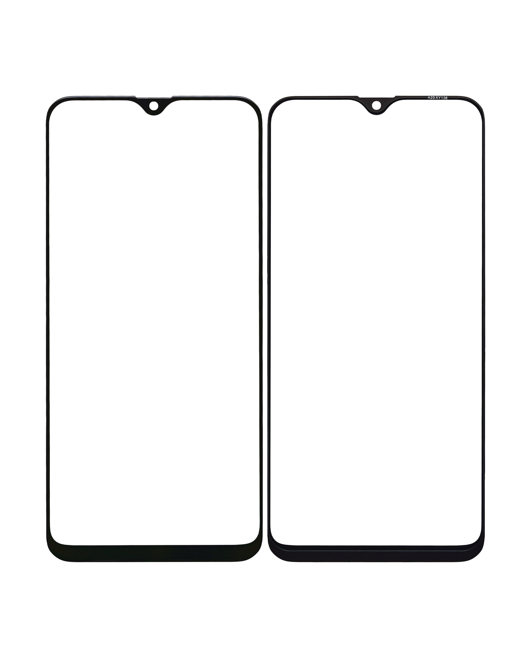 2 in 1 Front Glass With OCA Pre-Installed Compatible For Samsung Galaxy A20 (A205 / 2019)