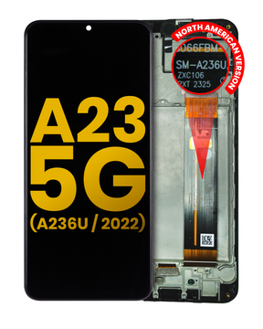 LCD Assembly With Frame Compatible For Samsung Galaxy A23 5G (A236U/B / 2022) (North American U/B Version) (Refurbished) (All Colors)