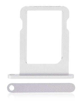 Sim Card Tray Compatible For iPad Pro 11" 3rd Gen (2021) / Pro 11" 4th Gen (2022) / iPad Pro 12.9" 5th Gen (2021) / 12.9" 6th Gen (2022) (Silver)