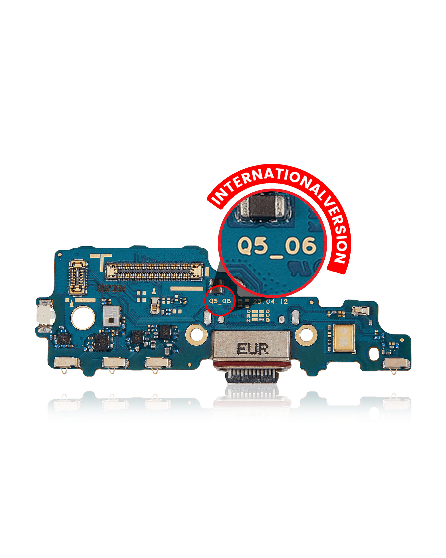 Charging Port Board Replacement Compatible For Samsung Galaxy Z Fold 5 (F946B) (International Version) (Premium)